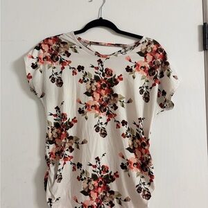 Elegant Floral Women's Maternity Blouse